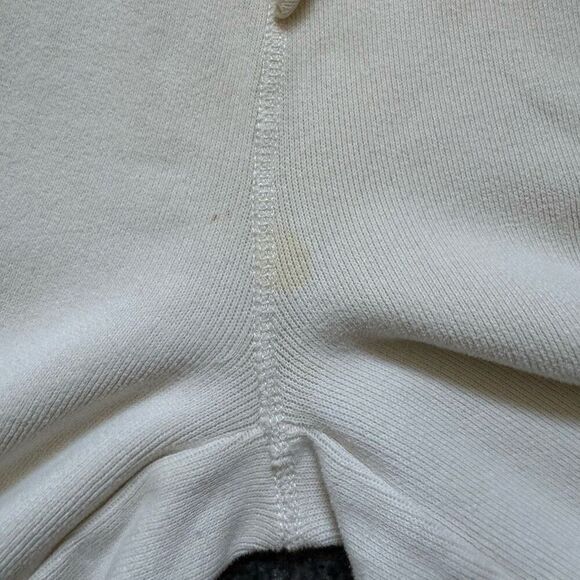 Vtg Tommy Bahama Creme Colored Sweatpants Zipper Pocket Women’s Size Small - Picture 7 of 16